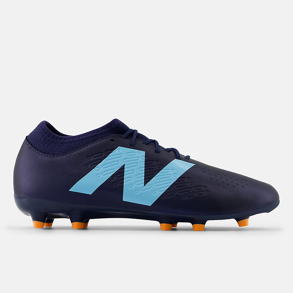 New Balance TEKELA MAGIQUE FG V4+ Shoes NB Navy with Team Sky Blue and Hot Mango